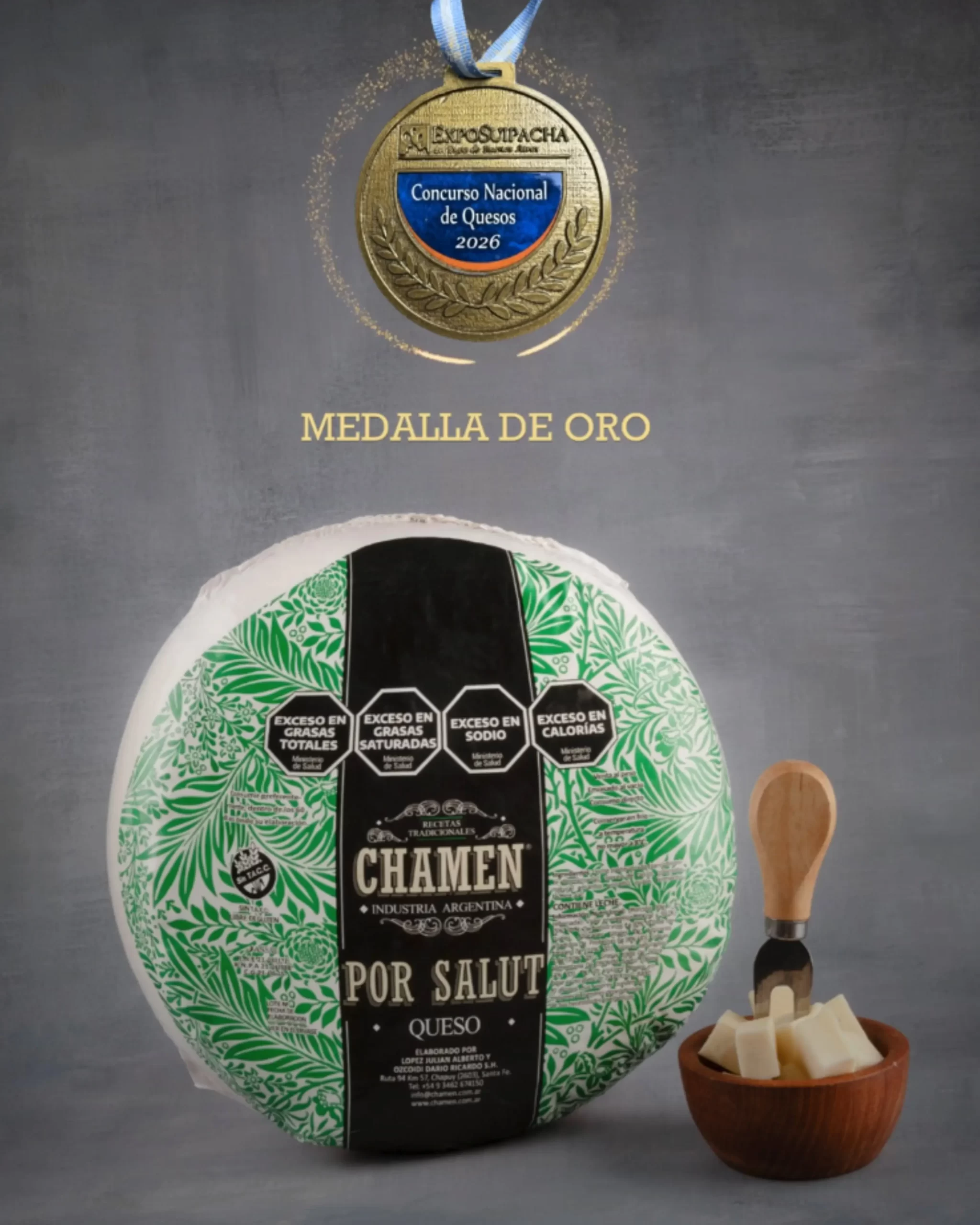 Medalla de Oro Por Salut Chamen 2026