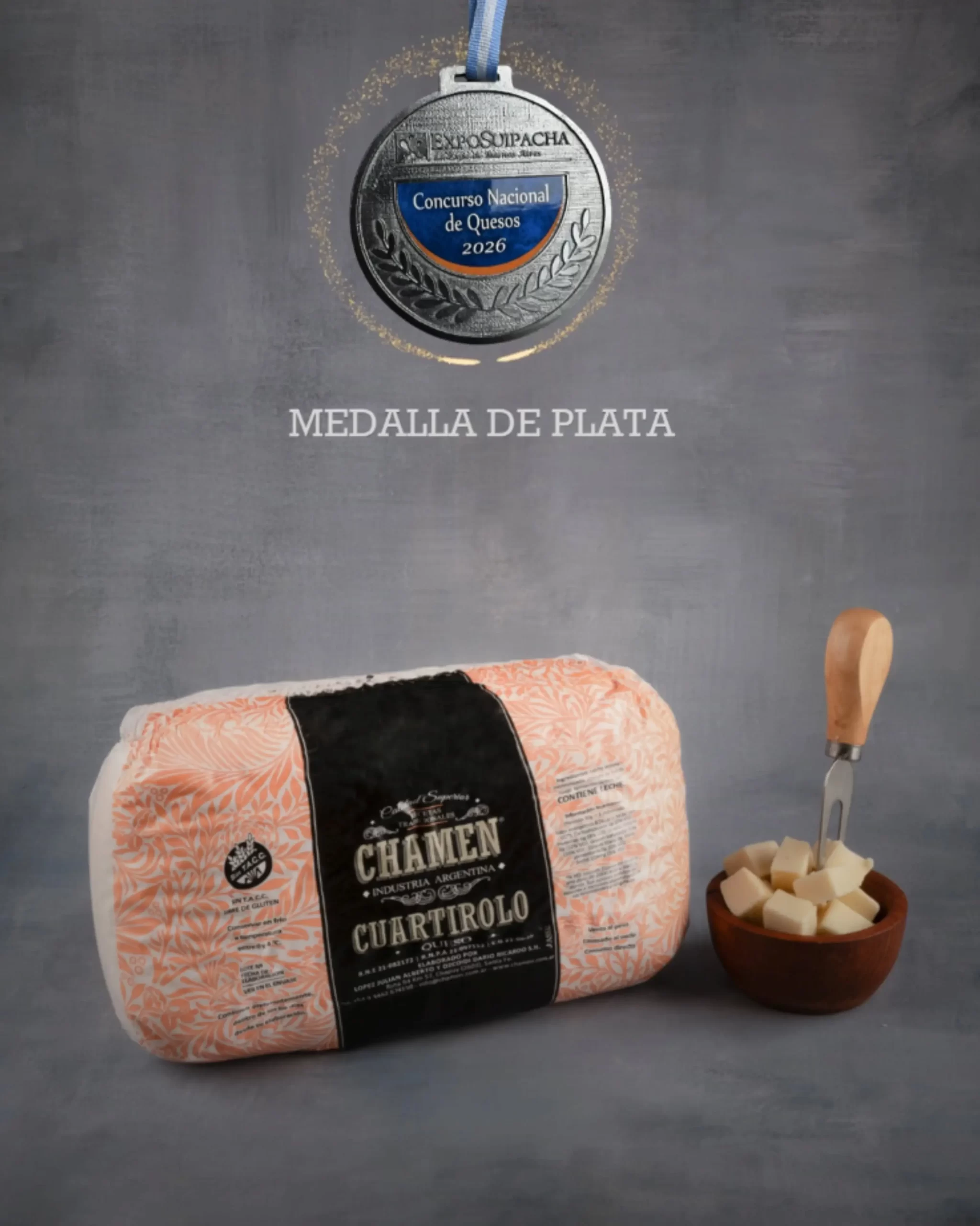 Medalla de Plata Cuartirolo Chamen 2026